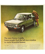 1971 Toyota Corolla Advertisement Vintage Automobile Fastback Wagon DWW11A - $35.02 CAD