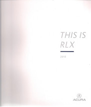 2015 Acura RLX car brochure - $15.00