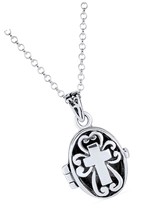 Personalized Religious Cross Prayer Box Locket Memorial For - £108.33 GBP