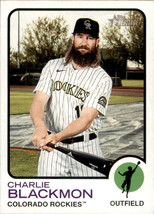 2022 Topps Heritage #26 Charlie Blackmon NM-MT Rockies ID:41175 - $1.73