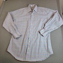 Peter Millar Plaid Button Down Shirt Men’s Size M 100% Cotton Long Sleeve - $24.99