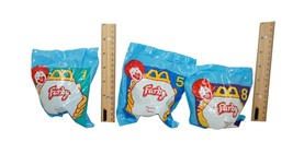 3 PC Furby Lot - McDonalds #1,5,8 - Plastic Vintage Happy Meal Toy 1998 - £7.86 GBP