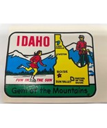Vintage Baxter Lane Co. Water Dip Decal Idaho &quot;Gem of the Mountains&quot; 4X3 - $6.87 CAD
