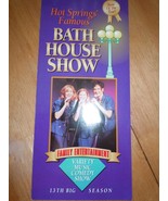 Hot Springs Bath House Variety Music Comedy Show Brochure Arkansas - $5.47 CAD