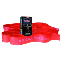 THERABAND CLX Resistance Band with Loops, Non-Latex Fitness Band for Hom... - £20.43 GBP
