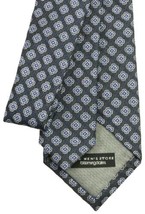 allbrand365 Florette Woven Silk Classic Tie Color Navy Size One Size - £46.42 GBP