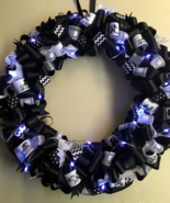 LED Providence College Friars Inspired Custom Loopy Ribbon Wreath WITH L... - €43,12 EUR