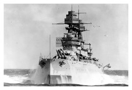 Uss Arizona WW2 Navy Battleship At Sea Sunk At Pearl Harbor 4X6 Photo - £8.40 GBP