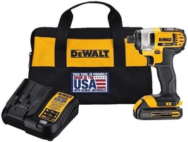 Impact Driver Kit, 1/4-Inch, Dewalt 20V Max (Dcf885C1). - $145.94