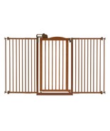 Richell Tall One-Touch Gate II Wide in Brown - $993.62