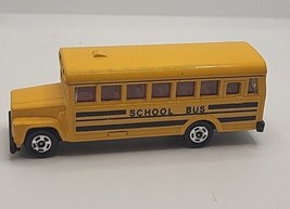 Vintage Tomica Tomy School Bus Yellow Diecast 1976 Japan - £11.62 GBP