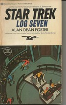 Star Trek Log 7 ORIGINAL Vintage 1976 Paperback Book Ballantine Alan D Foster - £15.78 GBP