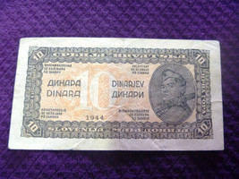 Yugoslavia 10 dinar year 1944 rare AM - £6.47 GBP