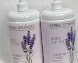 Lot of 2 Home and Body Co Herbal Botanicals Body Butter Lavender + Honey... - $45.00