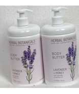 Lot of 2 Home and Body Co Herbal Botanicals Body Butter Lavender + Honey... - £39.62 GBP