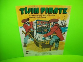 Twin Pirate Arcade FLYER Original 1974 Rifle Game Shooting Gallery Game - £14.05 GBP