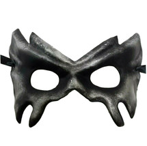 Silver Hellish Devil Eyes Paper Mache Halloween Masquerade Mask - £9.76 GBP