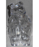 24% PbO Czech Republic GLASS BEAR BANK Nice Size and Design - £23.51 GBP