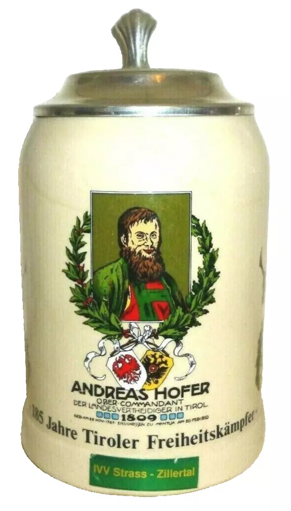 Hofer Speckbacher Maspinger Tiroler Freiheitskampfer Lidded Austrian Bee... - $14.95