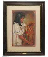&#39;A Small Treasure&#39; Original Pastel Painting Carol Theroux 24 x 18.5 Fram... - $750.00