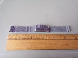 Vintage Unmarked 40&#39;s Stainless Mesh 14mm Watch Band - $595.35 MXN