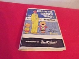 1957 Art Linkletter &quot;Kids Say the Darndest Things&quot; Ill by Charles Schultz - £11.87 GBP