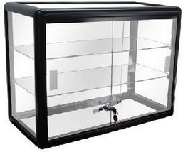 Only Hangers Elegant BLACK Anodized Aluminum Countertop Showcase - $203.90