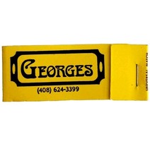 George&#39;s Holiday Inn Hotel Vintage Matchbook California Carmel By The Se... - $373.45 MXN