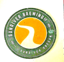 Beer Brewery Coaster ~ Sunriver Brewing Co ~ Bend &amp; Sunriver, Oregon ~ Free Ship - £2.76 GBP