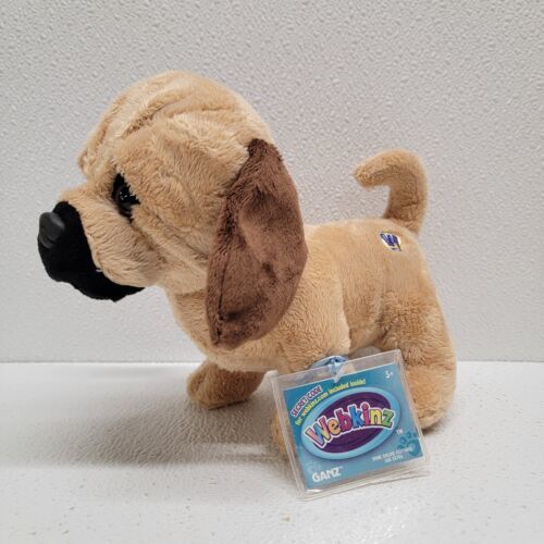 Webkinz HM759 Puggle Puppy Dog Plush New Sealed Code Tag! Rare HTF! - £77.45 GBP