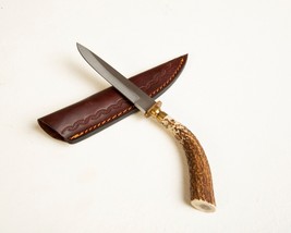 9.5&quot; MEDIEVAL Stag Horn Handle HUNTING Fillet FEAST KNIFE Renaissance Re... - £13.61 GBP