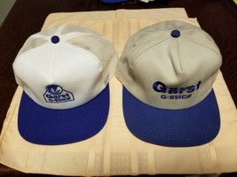 Vintage Garst Seed G-Stac Farming Snapback Hat Lot of 2, K Products Bran... - $18.76