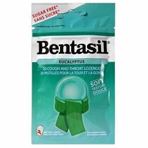 12 Packs Bentasil Eucalyptus Lozenges 20 in Each From Canada Free Shipping - £60.57 GBP