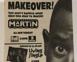 Martin Living Single Tv Series Print Ad Vintage Martin Lawrence TPA2 - £4.65 GBP