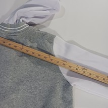 New Look Varsity Jacket #23 Youth Gray & White Snap Buttons Hoodie Size Large image 8