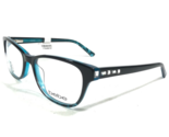 Bebe Eyeglasses Frames BB5142 WHOLESOME 400 Clear Blue Swarovski 52-17-135 - $46.53