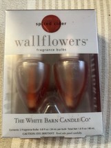The White Barn Candle Co - Wallflowers Home Fragrance Bulbs 2-pack Spiced Cider - £21.92 GBP