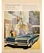 1966 PONTIAC BONNEVILLE Wide-Track Classic - 1965 Vintage Print Ad - $212.30 MXN