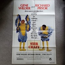 Stir Crazy 1980 Starring Gene Wilder and Richard Pryor Original Vintage Movie... - £27.08 GBP