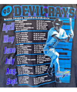 Vintage Devil Rays T-Shirt MLB Mens 4XL Tampa Bay Inaugural Season 1998 ... - £35.81 GBP