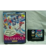 Vintage Winter Olympics Sega GENESIS VIDEO GAME Mega Drive 1993 - £11.68 GBP