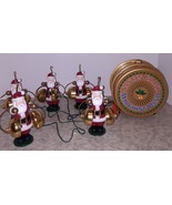 Mr Christmas Five Santas Grand Marching Band Carols Bells - £70.08 GBP