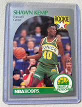 1990 Shawn Kemp Rookie of the Year Card NBA HOOPS #279 Seattle Supersonics - £14.82 GBP