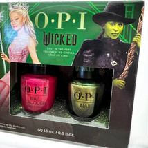 NEW! OPI x Wicked Collectible Duo Elphaba &amp; Glinda Nail Polish Lacquer G... - $651.91 MXN