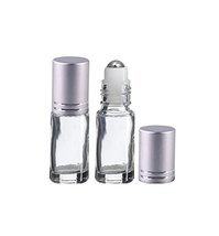 Perfume Studio® 5 ml Metal Ball Roll On Bottles (3, Silver Cap) - £6.40 GBP+