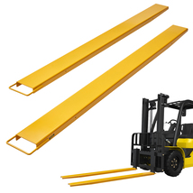 VEVOR Pallet Fork Extensions, 96" Length 5.5" Width, 1 Pair Forklift, Ye... - $251.90