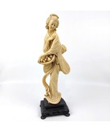 A. Santini Geisha Sculpture - Vintage Mid Century Italian Oriental Resin... - $191.87 CAD