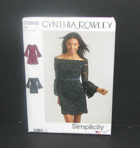 Simplicity Pattern Cynthia Rowley Misses&#39;/Miss Petite Dress Size 4-12 (D0888) - £5.08 GBP