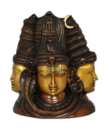 11&quot; Tri-Murti and Devi Brass Sculpture | Handmade | Made in India | Lord... - £795.63 GBP