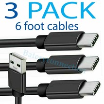 3X 6Ft Usb Cable Type C Fast Charger For Samsung Galaxy S8 S9 S10 S20 Note 9 10 - £9.71 GBP